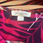 BeachLunchLounge  Tropical Print Sleeveless Shift Dress, Sz L Photo 9