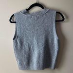CABLE KNIT SWEATER VEST Gray Photo 2
