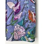 Kindah Khalidy Vida One of a Kind Painted Skirt Blue Photo 1