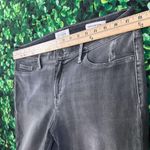 Jessica Simpson Kiss Me Super Skinny Gray Charcoal Denim Jeans Distressed sz 31 Photo 8
