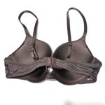 Calvin Klein Emotive Natural Lift T-Shirt Padded Underwire Bra Brown Tulle 36B Photo 2
