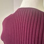 Jason Wu  dark purple knit long sleeve midi sweater dress size XL Photo 11