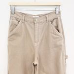 Garage Wide Leg Baggy Carperter Pants High Rise Jeans in Tan Grunge Punk Skater Photo 2