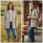 Mackintosh Beige Jacket Women's Size M‎ Outerwear Rain Coat Chore Barn Jacket Tan Size M Photo 1