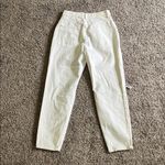 ZARA Women's Boot Cut Jeans - White Photo 4