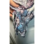 1. State NWT  Blue Crush Floral Print Open Flutter Sleeve Top Size Small Photo 7