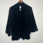 Chico's 2 Travelers Cardigan Kimono Womens 12/14 Velvet Burnout Open Reversible L Photo 10