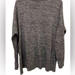 EXPRESS  Women’s Medium Gray Sweater with Zipper Accents Photo 1
