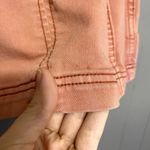 Free People Orange Washed Out Denim Modern Femme Fitted Boho Mini Skirt 2 Photo 1