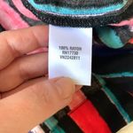 Pure Energy Women’s L/G Skirt Black Purple Stripes  Brand 100% Rayon Size Large Photo 3