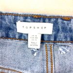 Topshop  16 Blue Denim Jeans Mini Skirt - Plus Photo 6
