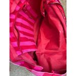 Victoria's Secret Iconic Pink Striped Canvas Tote Large Shopping Beach Bag Y2K Photo 3