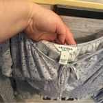 Arizona Jeans Arizona Jean Crop Top Large Women's Blue Floral Peasant Country XL Photo 3