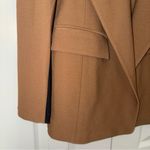 Lysse Lyssé Lianna Crepe Jacket Women's Size L Camel Blazer Open Front w/ Pockets NWT Photo 8