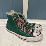 Converse  All‎ Star High Top Amazon Kelly Green Canvas Shoes Sz Mens 5 Women’s 7 Photo 5