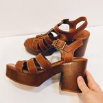 Target Brown Platform Sandals NWOT - Size 10 Photo 0