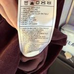 Nike womens Deep Burgundy Bomber Jacket zip up velour size L Photo 7