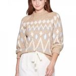 A New Day Fairisle Cozy Soft Sweater Women’s Size XS Brown Tan Photo 0