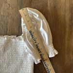 Cinq à Sept CINQ a SEPT White Smocked Ellis Blouse Puff Sleeve Blouse Top Size XL Photo 7