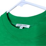 Cotton Citizen Tokyo Long Sleeve Cotton Mini Dress in Kelly Green XS Photo 3