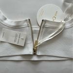 Miss Circle Crop Knit Bralette Tank Top Night Out Size Large White NEW NWT Photo 3