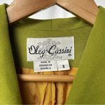 Vintage Oleg Cassini Button‎ Collared Jacket in Green Size 8 Photo 1