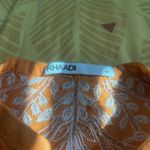 Pakistani Indian Festive Party Dress orange Floral Print 2 piece with Dupatta Size 10 Photo 9