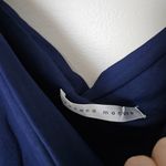 Susana Monaco  Top Ruffle Sleeves Off Shoulder Inkwell Blue Long Sleeve Casual Photo 9