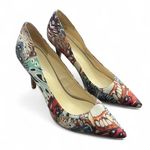 Nine West Butterfly Moth Print Margot Pump Heels New with Tag S-344 Sz 10 Photo 0