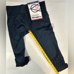 One 5 One Women Navy Blue Eyelet Hem Cropped Activewear Casual Leggings L/XL Photo 7