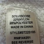 Sincerely Jules White Cable Knit Sleeveless Sweater Vest Crop Tank Top Size S Photo 3