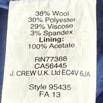 J.Crew  Mercantile Paper Bag Pleated Mini Skirt A Line Pockets 4 Royal Blue #3870 Photo 7