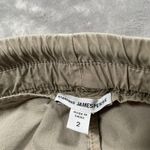 James Perse Shorts Womens Medium 2 Tan Ripstop Drawstring Pull On Casual Classic Photo 2