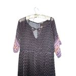 Ecote  Urban Outfitters Purple Black Boho Sheer Maxi Dress M Photo 4