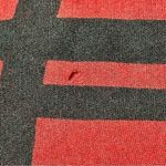 Jean Colonna Size S Black Red Printed Long Sleeve Lightweight Cashmere Sweater Photo 7