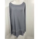 Free People North Shore Thermal Tunic Top in a storm gray. Size small. Photo 4