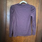 Marine layer  Celeste Ruffle Sleeve Top XS Purple Photo 2