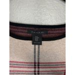Tahari Dress Womens M Beige Plaid Career Long Sleeve Boat Neck Knit Photo 2