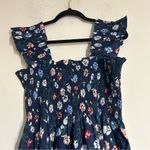 Hill House Tuckernuck  Home Ellie Nap Dress Navy Belgravia Floral Ikat Large Photo 5