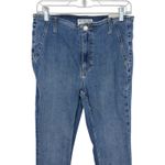 We The Free  Free People Level Up Slit Bootcut Jeans Medium Wash Size 30 Boho Photo 1