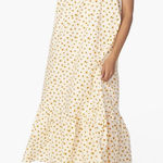 We Wore What Smocked Midi Ditsy Daisies Dress Size XS Photo 0