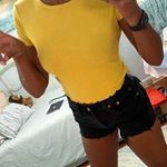 Active USA yellow crop top Photo 1