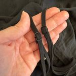 A New Day Black Slip Midi Dress Women’s Large L Crinkle Sleeveless V-Neck Photo 7