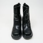 No Boundaries Vintage 90s  Black Chunky Heeled Boots - Erin Photo 2