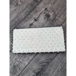 Vintage Handmade cream Floral Beaded Evening Clutch bridal purse handBag bag Photo 5