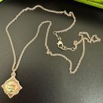 Vintage 925 Sterling Silver Toujours l’ Amour Always Love 16” Necklace 6g. Photo 0