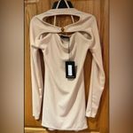 Pretty Little Thing Pretty Little Thing Women’s Stone Ring Detail Halter Strap Bodycon Dress Size 8 Photo 4