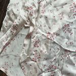 frankie's bikinis FIFI SILK BUTTON UP SHIRT SWEET ROSE Photo 7