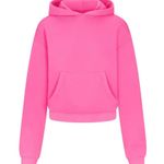 SKIMS Sugar Pink Light French Terry Pullover Hoodie Size S *RARE* NWT Photo 0