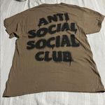 Anti Social Social Club Olive Tee Brown Size M Photo 2